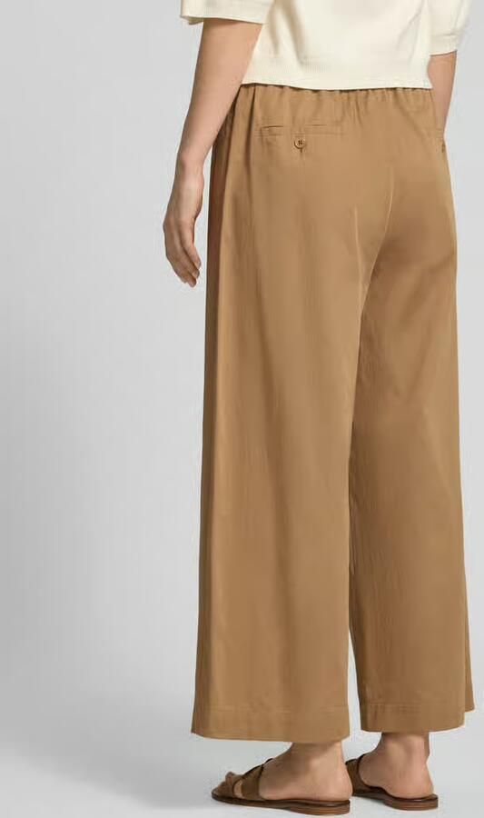 Weekend Max Mara regular fit wijdte broek van puur katoen model 'GOLFO' - Foto 3