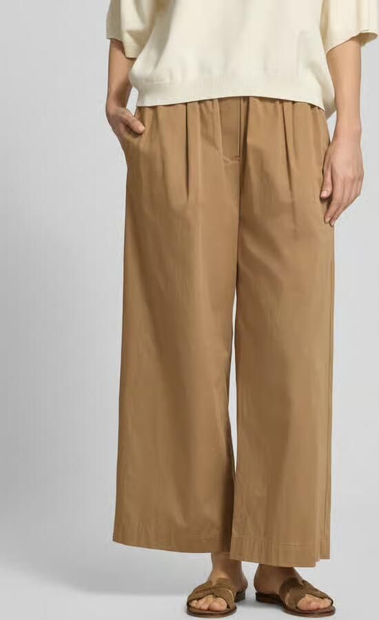Weekend Max Mara regular fit wijdte broek van puur katoen model 'GOLFO' - Foto 2