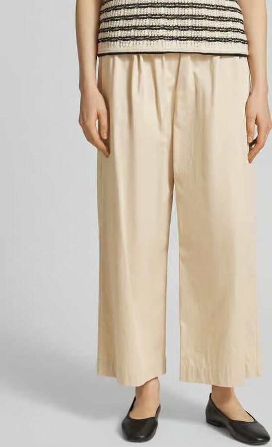 Weekend Max Mara regular fit wijdte broek van puur katoen model 'GOLFO' - Foto 2