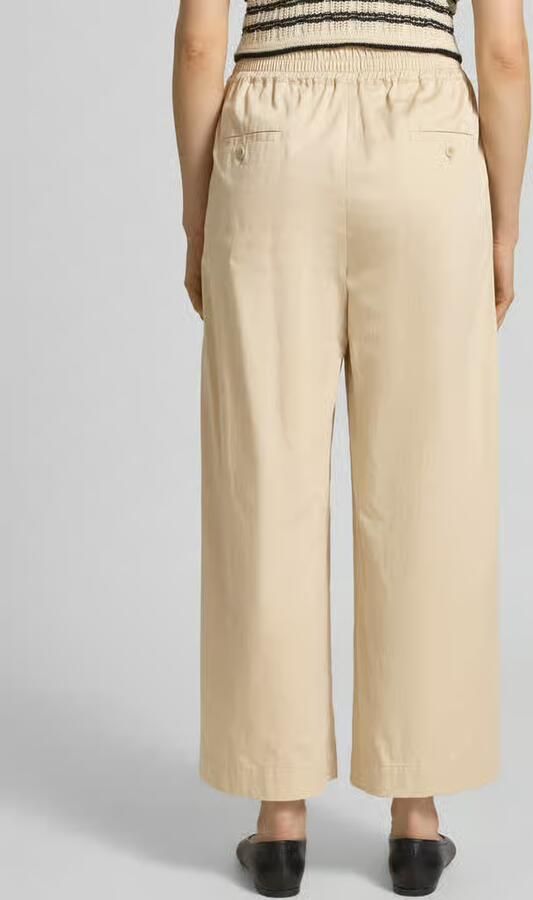 Weekend Max Mara regular fit wijdte broek van puur katoen model 'GOLFO' - Foto 3