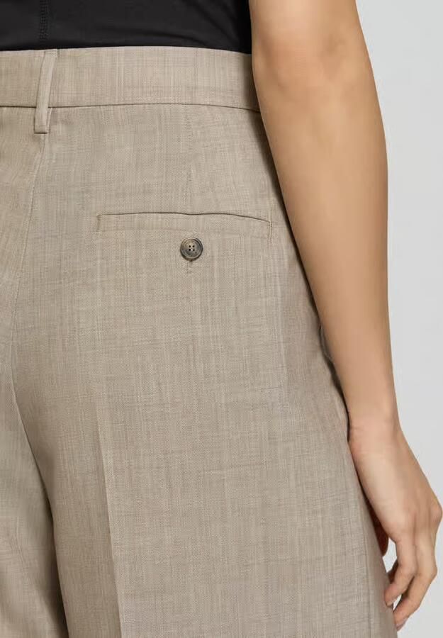 Weekend Max Mara Regular fit wijdte broek van zuivere scheerwol model 'OVVIO'