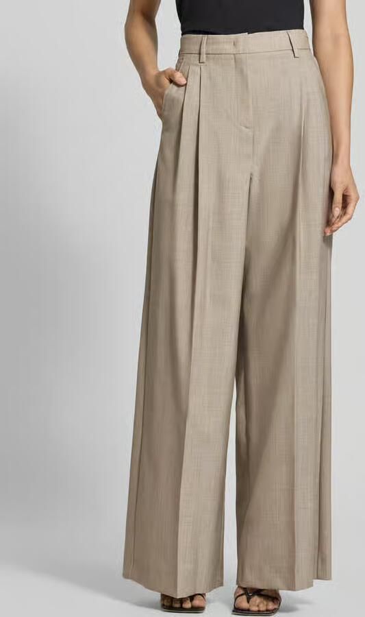 Weekend Max Mara Regular fit wijdte broek van zuivere scheerwol model 'OVVIO' - Foto 2