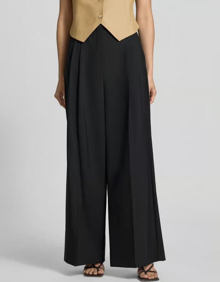 Weekend Max Mara Regular fit wijdte broek van zuivere scheerwol model 'OVVIO' - Foto 2