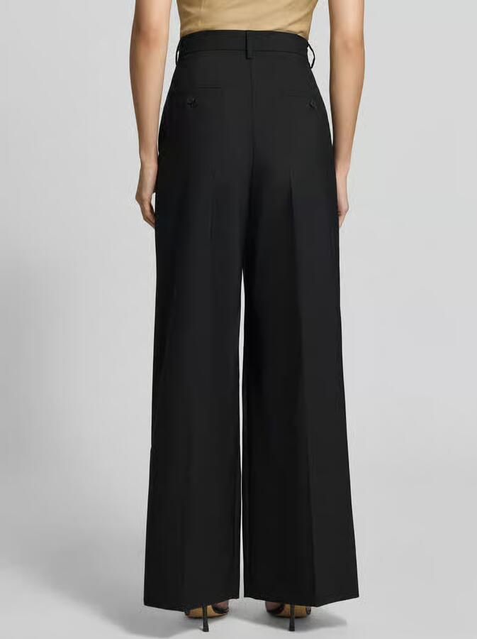 Weekend Max Mara Regular fit wijdte broek van zuivere scheerwol model 'OVVIO' - Foto 3