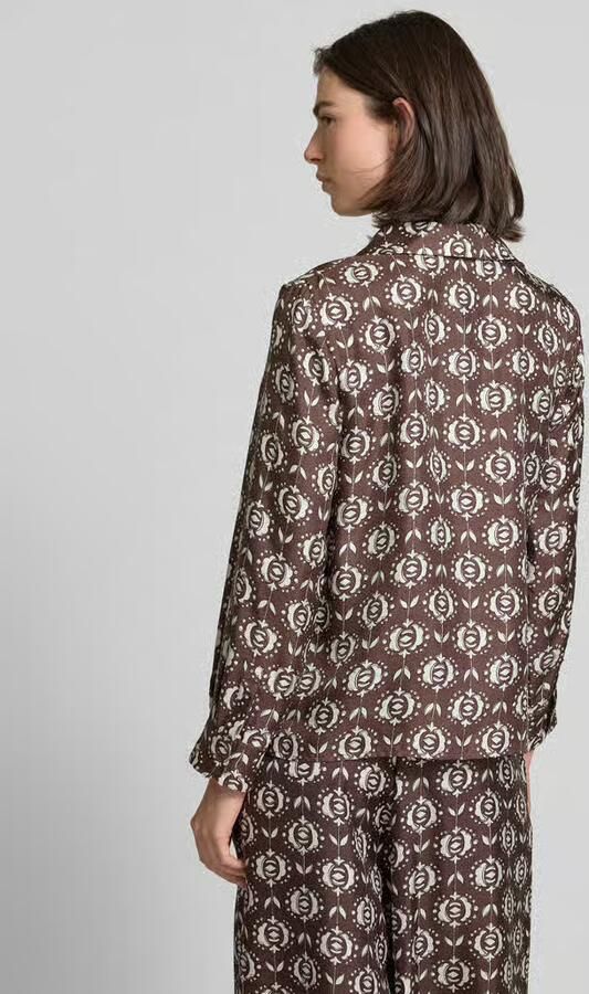Weekend Max Mara Regular fit zijden blouse met reverskraag model 'ONCIA'