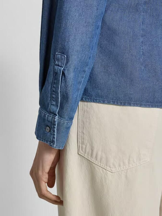 Weekend Max Mara Relaxed fit jeansblouse met borstzak model 'NETTARE' - Foto 2
