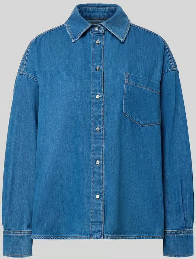 Weekend Max Mara Relaxed fit jeansblouse van puur katoen model 'FOGGIA'