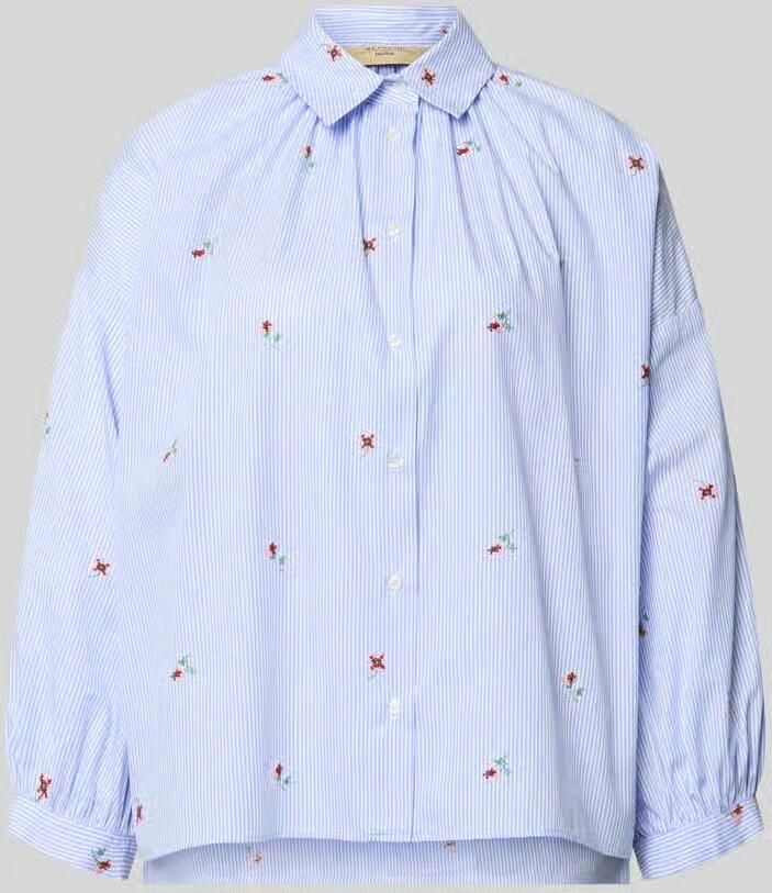 Weekend Max Mara relaxed fit overhemdblouse van puur katoen model 'BUTTERFLY' - Foto 2