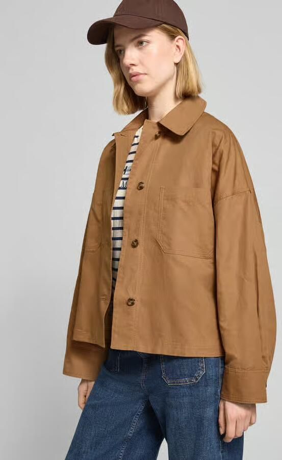 Weekend Max Mara Relaxed fit overshirt van katoen-linnenmix model 'VETTURA'