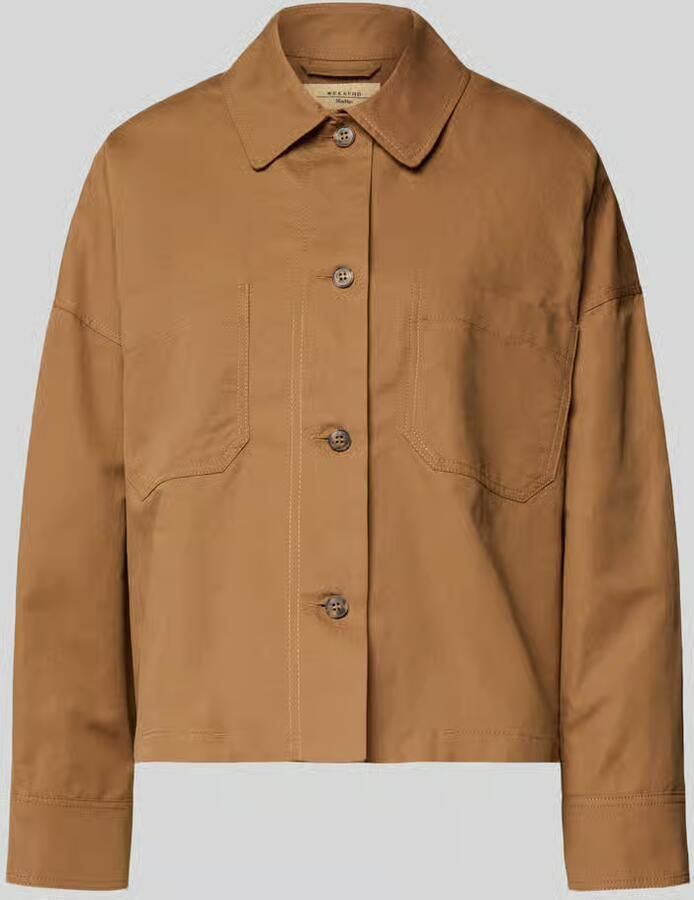Weekend Max Mara Relaxed fit overshirt van katoen-linnenmix model 'VETTURA' - Foto 2