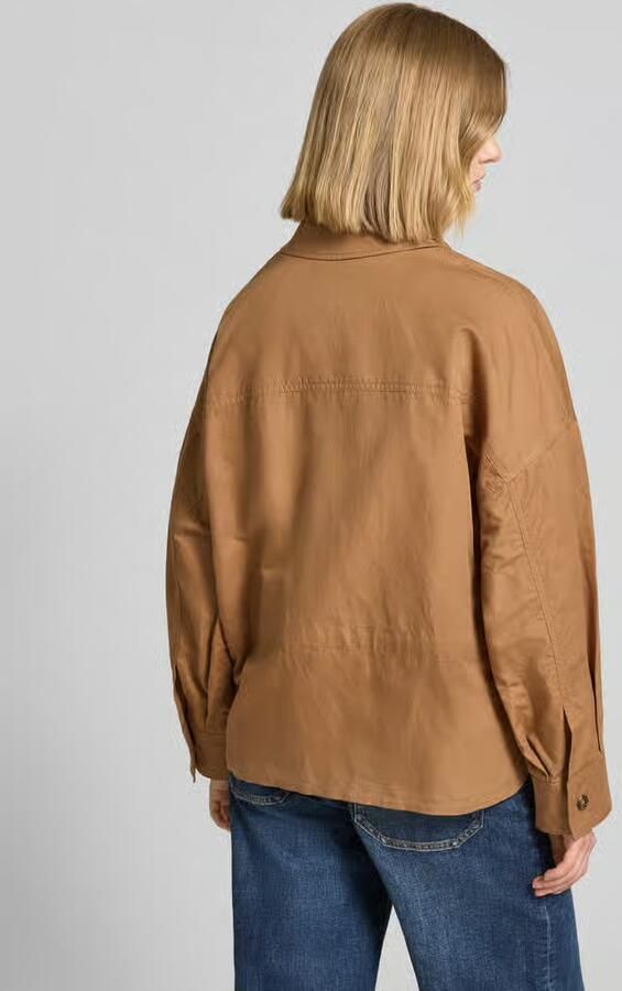 Weekend Max Mara Relaxed fit overshirt van katoen-linnenmix model 'VETTURA'