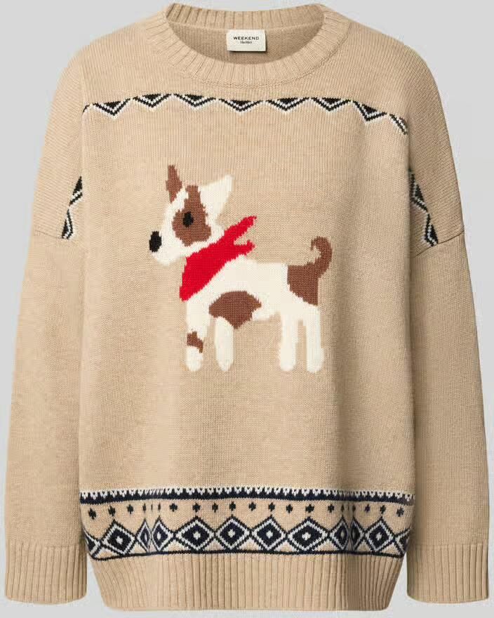 Weekend Max Mara relaxed fit pullover van pure wol model 'PAVIDI'