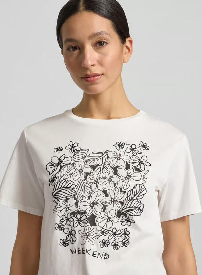 Weekend Max Mara relaxed fit T-shirt van puur katoen model 'BORA'