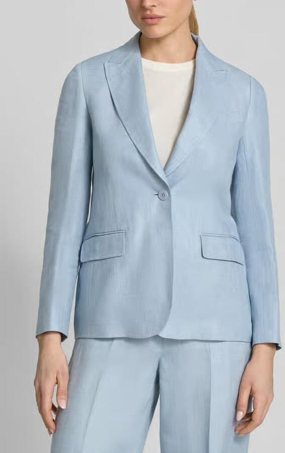 Weekend Max Mara Shaped fit blazer van puur linnen model 'NALUT'