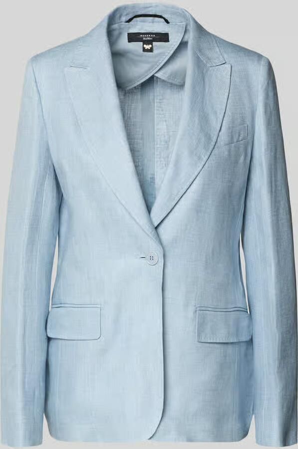 Weekend Max Mara Shaped fit blazer van puur linnen model 'NALUT' - Foto 2