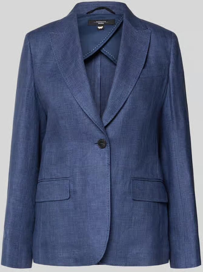 Weekend Max Mara Shaped fit blazer van puur linnen model 'NALUT' - Foto 2