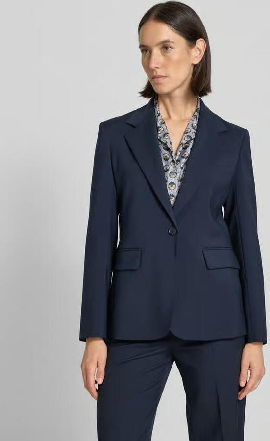 Weekend Max Mara Shaped fit lange blazer van zuivere scheerwol model 'LAMINE' - Foto 2