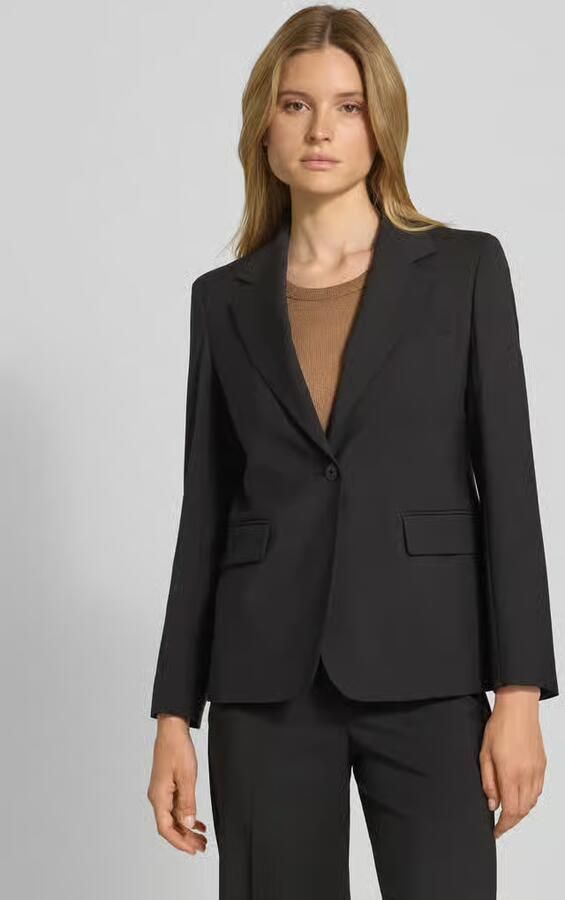 Weekend Max Mara Shaped fit lange blazer van zuivere scheerwol model 'LAMINE' - Foto 3