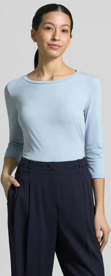 Weekend Max Mara Slim fit shirt met 3 4-mouwen van katoenmix model 'MULTIA' - Foto 4
