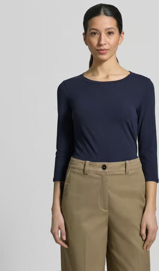 Weekend Max Mara Slim fit shirt met 3 4-mouwen van katoenmix model 'MULTIA' - Foto 3