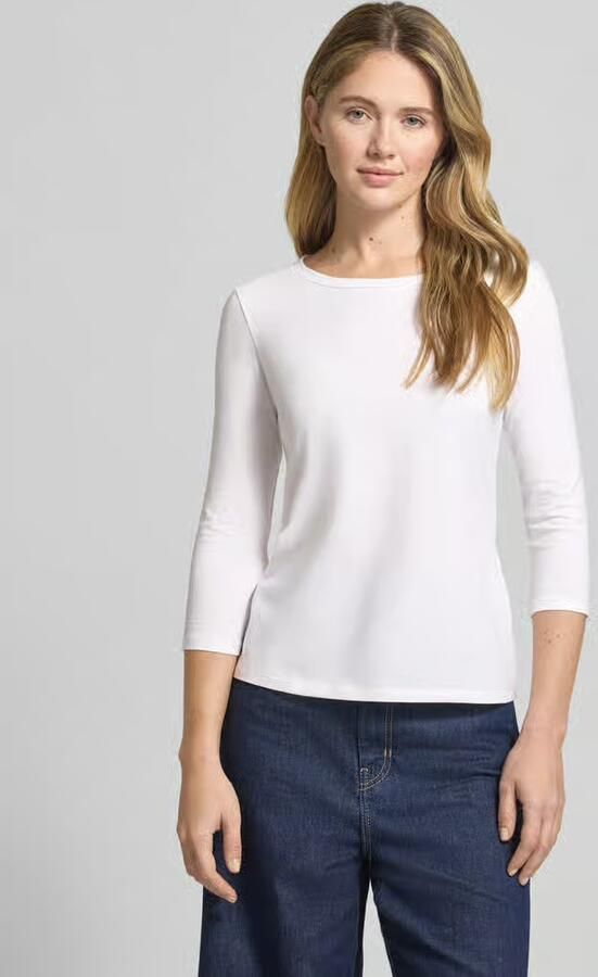 Weekend Max Mara Slim fit shirt met 3 4-mouwen van katoenmix model 'MULTIA' - Foto 2
