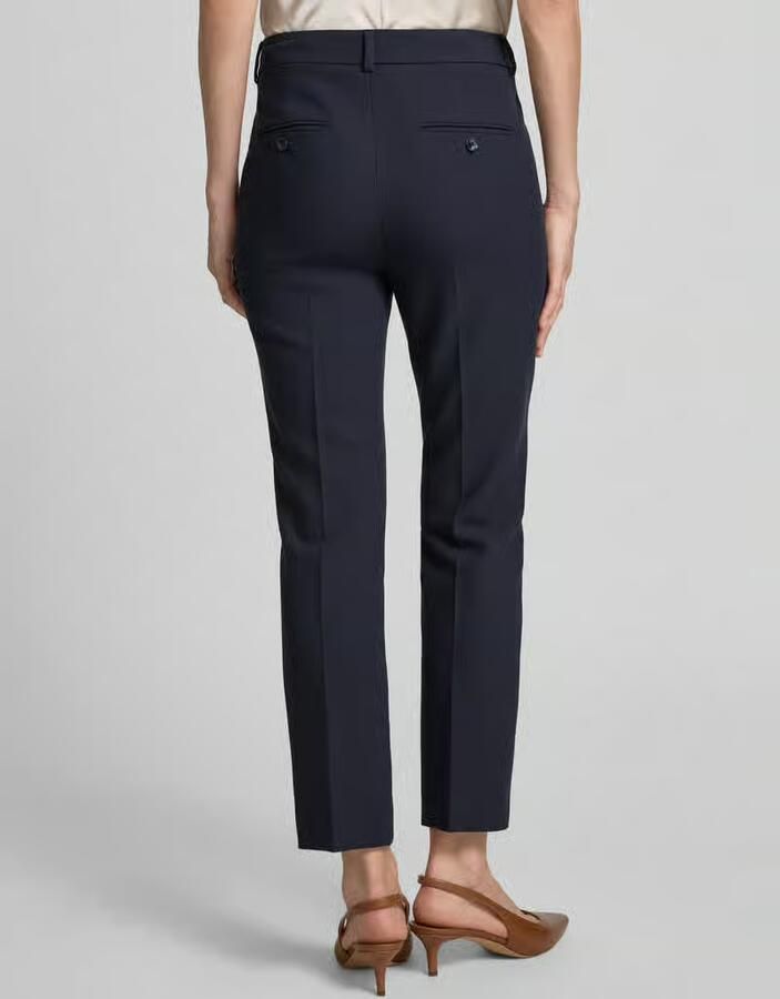 Weekend Max Mara Slim fit bandplooibroek met viscose Model 'RANA' - Foto 2
