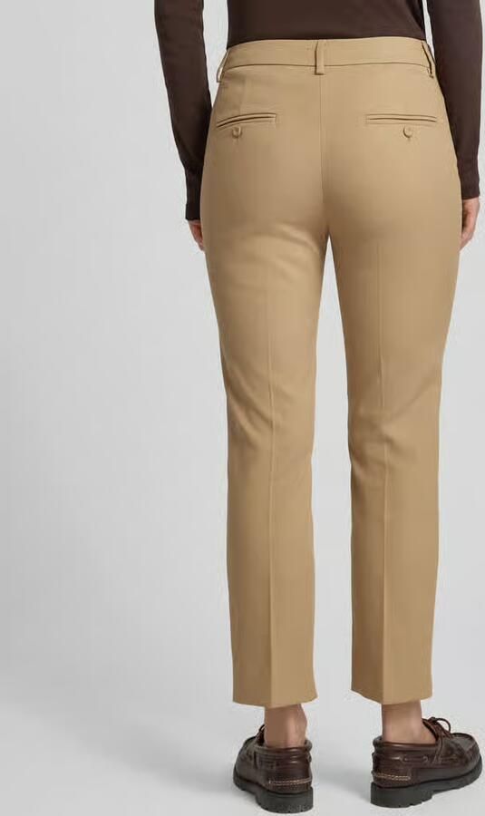 Weekend Max Mara Slim fit broek van katoenmix model 'VITE' - Foto 3