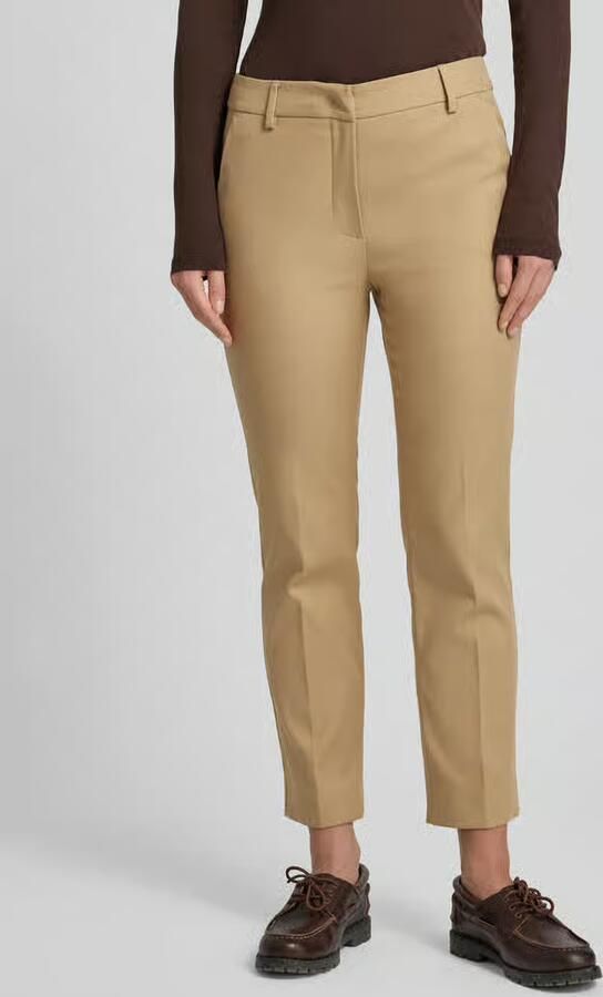 Weekend Max Mara Slim fit broek van katoenmix model 'VITE' - Foto 2