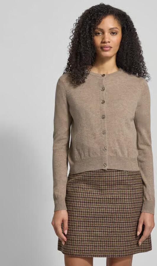 Weekend Max Mara Slim fit gebreid jack van een mix van wol en kasjmier model 'NEBBIA' - Foto 4