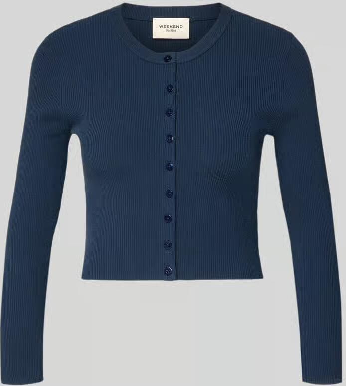 Weekend Max Mara slim fit gebreid jack van viscosemix model 'WKDTENNIS'