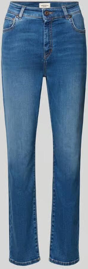 Weekend Max Mara slim fit jeans van katoenmix model 'LANA'