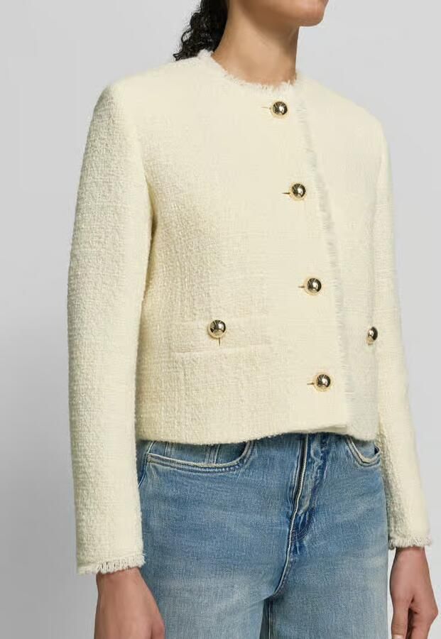 Weekend Max Mara Slim fit korte blazer van scheerwolmix model 'AGAMI' - Foto 2