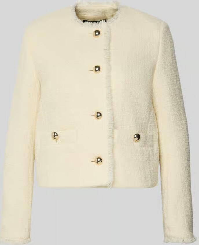 Weekend Max Mara Slim fit korte blazer van scheerwolmix model 'AGAMI'