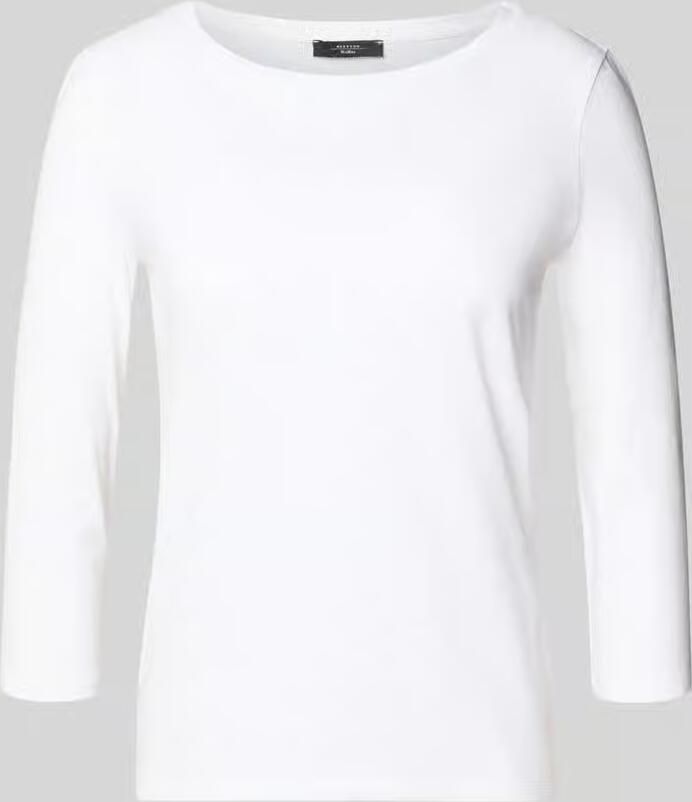 Weekend Max Mara Slim fit shirt met 3 4-mouwen van katoenmix model 'MULTIA'