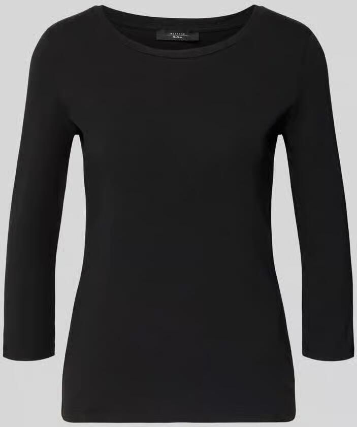 Weekend Max Mara Slim fit shirt met 3 4-mouwen van katoenmix model 'MULTIA'