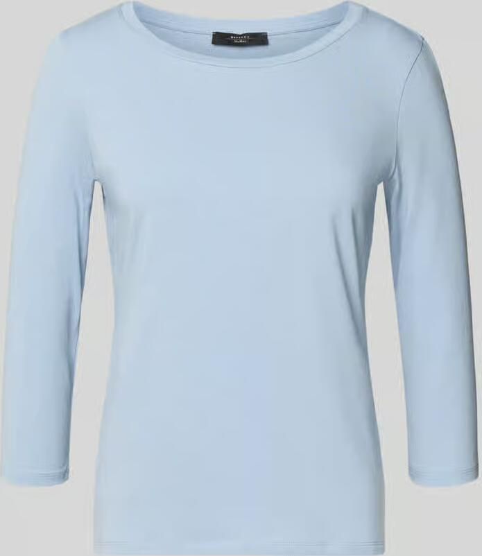 Weekend Max Mara Slim fit shirt met 3 4-mouwen van katoenmix model 'MULTIA'