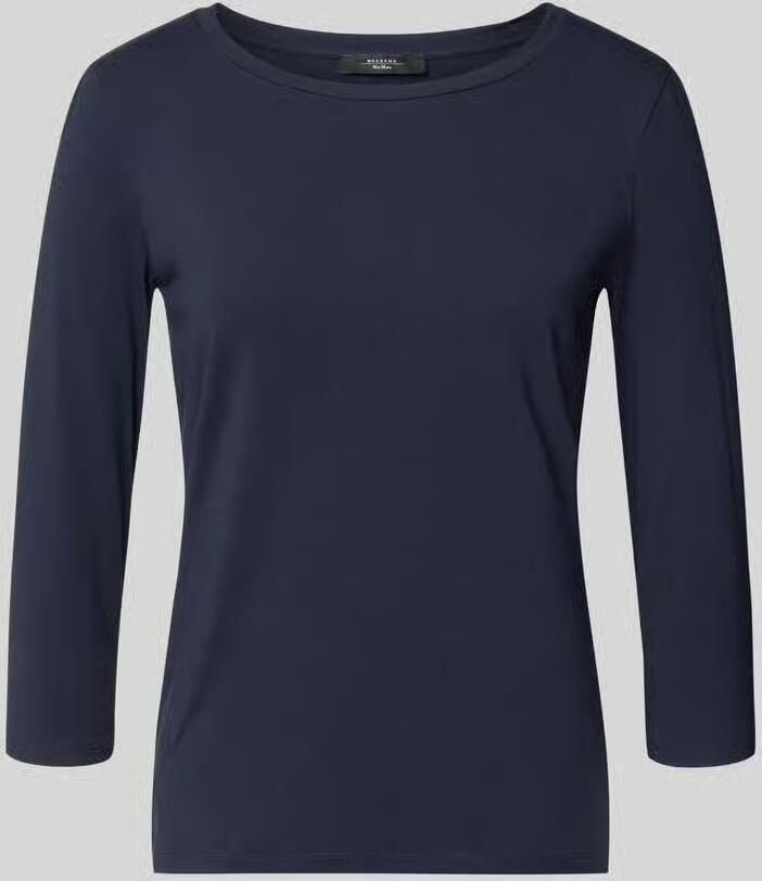 Weekend Max Mara Slim fit shirt met 3 4-mouwen van katoenmix model 'MULTIA'