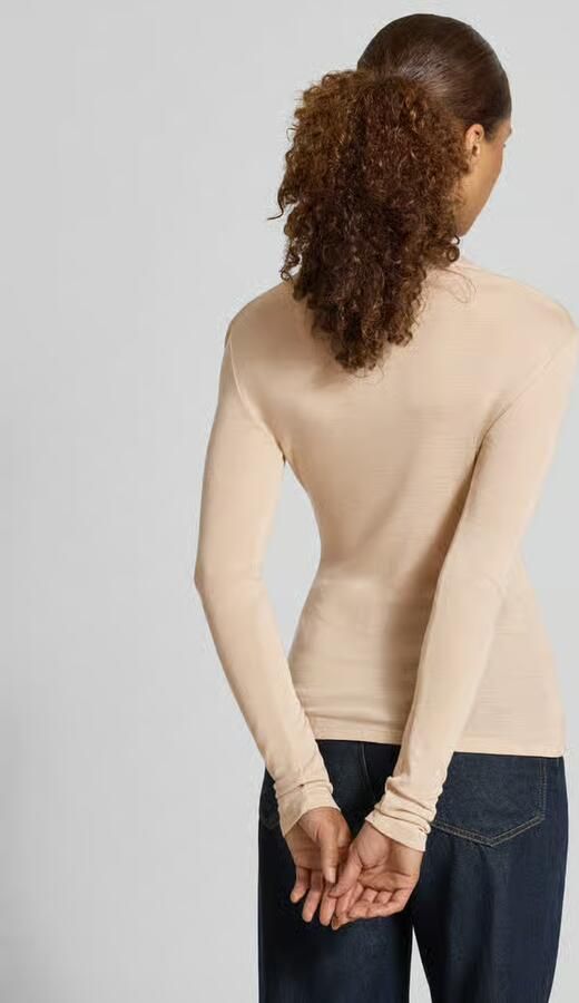 Weekend Max Mara Slim fit shirt met lange mouwen van mix van wol en zijde model 'PATTO' - Foto 3