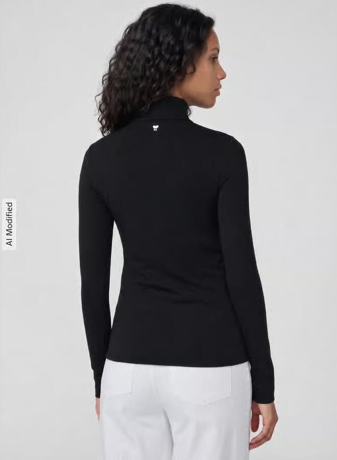 Weekend Max Mara Slim fit shirt met lange mouwen van viscosemix model 'MULTIF' - Foto 3