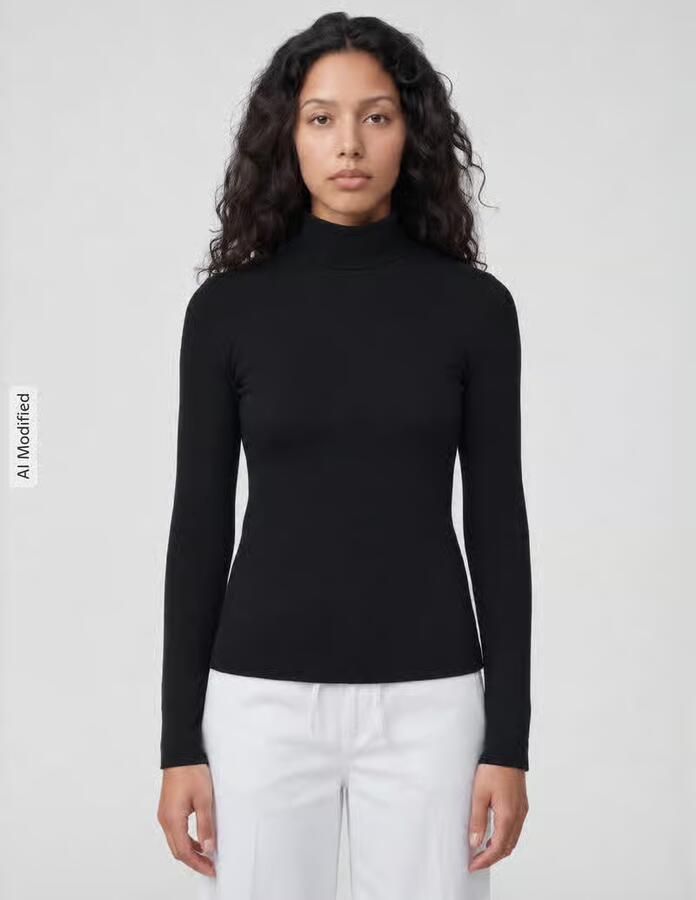 Weekend Max Mara Slim fit shirt met lange mouwen van viscosemix model 'MULTIF' - Foto 2