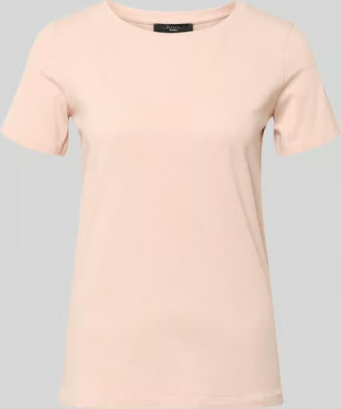 Weekend Max Mara Slim fit T-shirt van katoenmix model 'MULTIB'