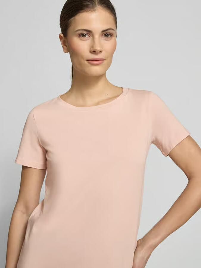 Weekend Max Mara Slim fit T-shirt van katoenmix model 'MULTIB' - Foto 2