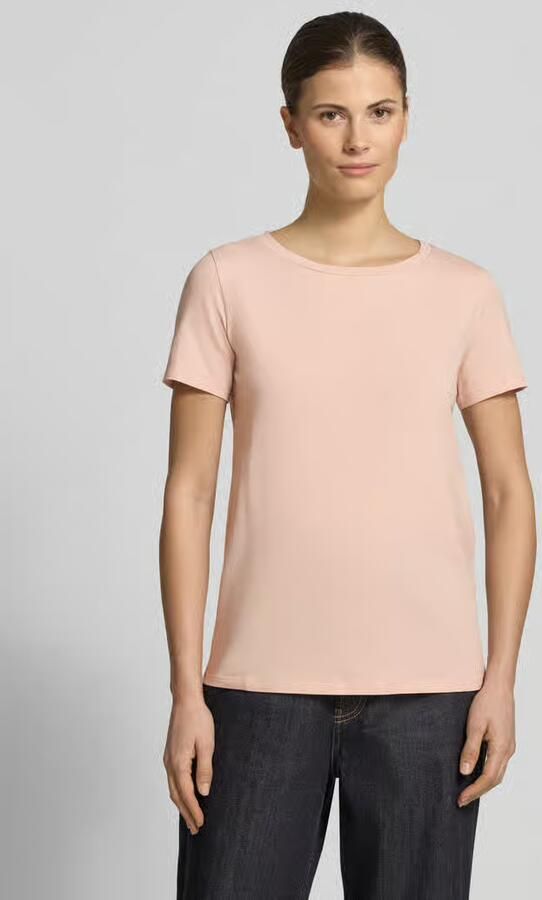 Weekend Max Mara Slim fit T-shirt van katoenmix model 'MULTIB' - Foto 3