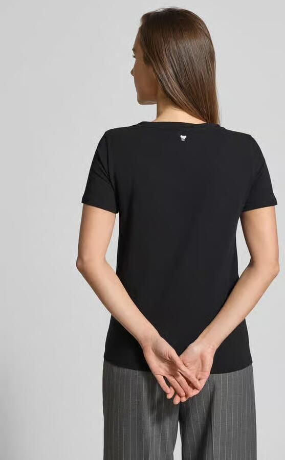 Weekend Max Mara Slim fit T-shirt van katoenmix model 'MULTIB' - Foto 3