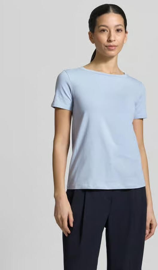 Weekend Max Mara Slim fit T-shirt van katoenmix model 'MULTIB' - Foto 3