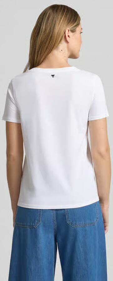 Weekend Max Mara Slim fit T-shirt van katoenmix model 'MULTIB' - Foto 4