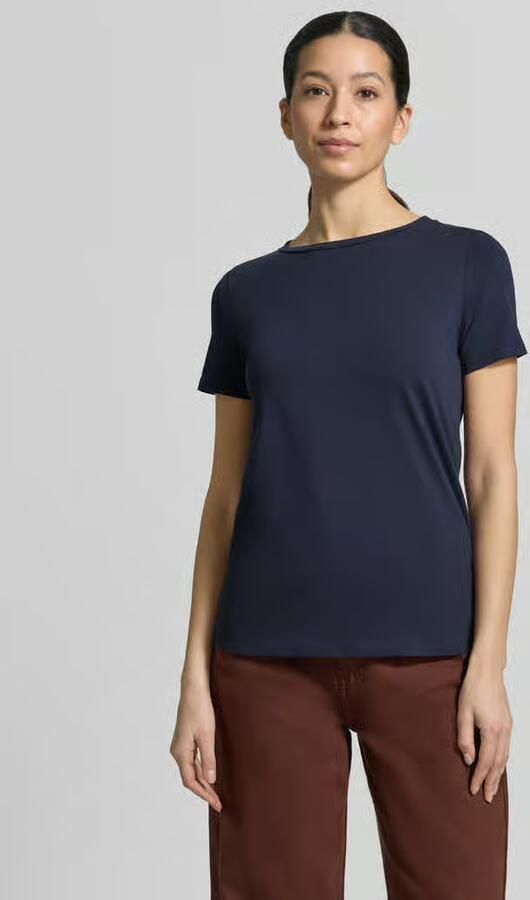 Weekend Max Mara Slim fit T-shirt van katoenmix model 'MULTIB' - Foto 4