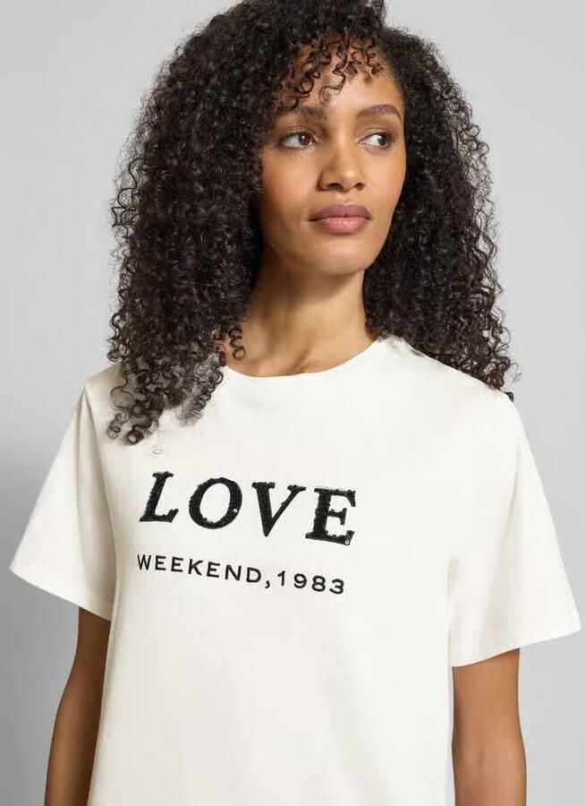 Weekend Max Mara Slim fit T-shirt van puur katoen model 'DAGILE'