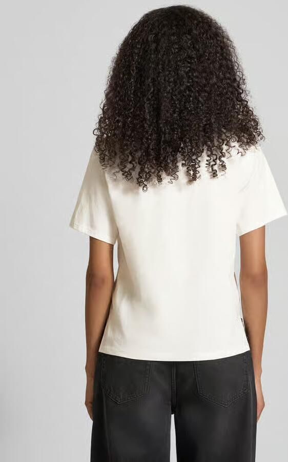 Weekend Max Mara Slim fit T-shirt van zuivere katoen model 'DAGILE' - Foto 2