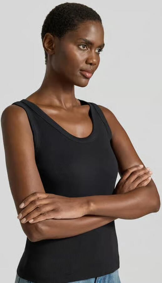 Weekend Max Mara Slim fit tank top van katoenmix model 'MULTIC'